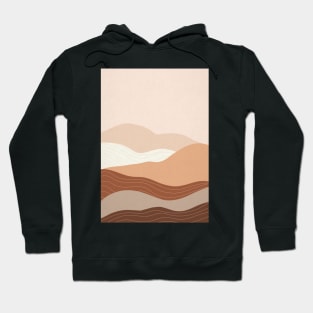 Abstract Bohemian Mountains Painting 6 Hoodie